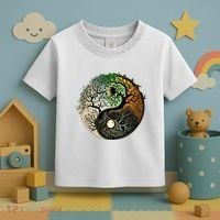 Buddhist Yin Yang Zen Tree Of Life Toddler T-Shirt thumb 3
