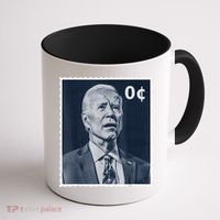 Biden Zero Cents Stamp 0 President Joe Biden Coffee Mug thumb 1