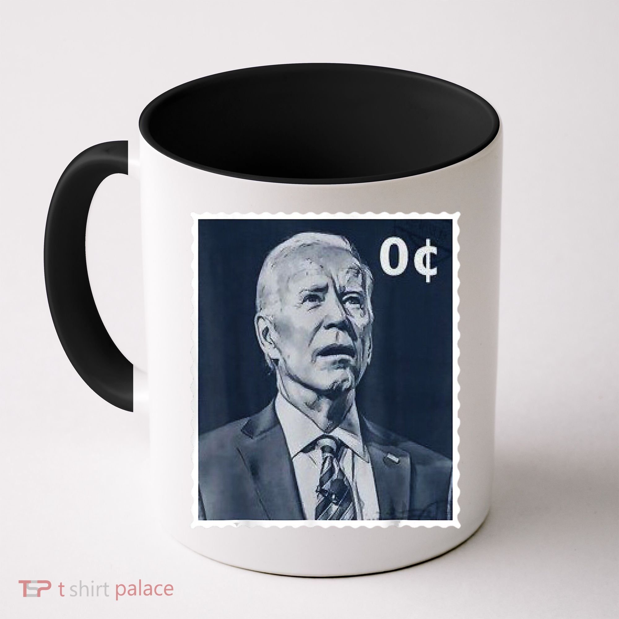 Biden Zero Cents Stamp 0 President Joe Biden Coffee Mug