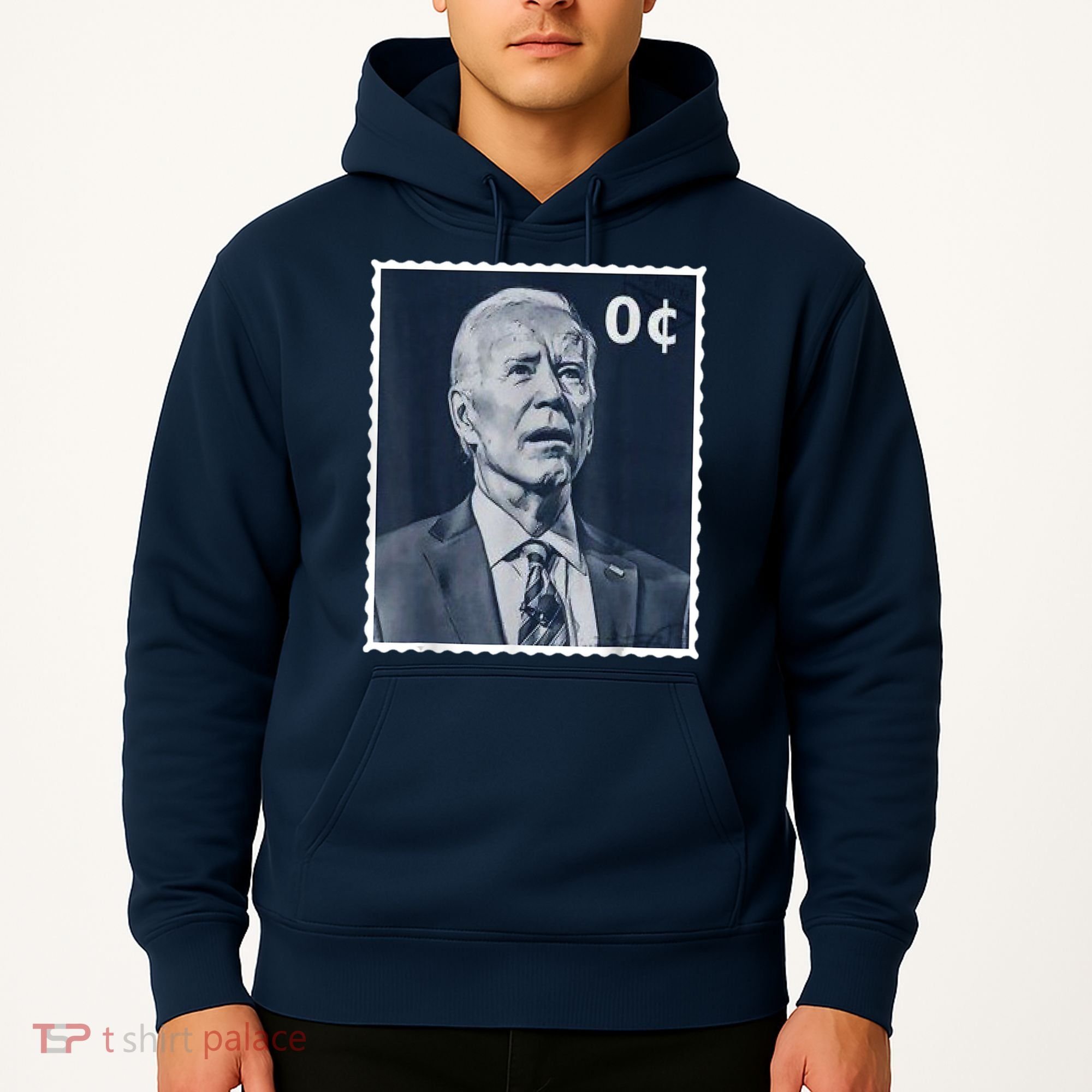 Biden Zero Cents Stamp 0 President Joe Biden Hoodie