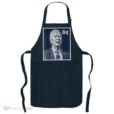 Biden Zero Cents Stamp 0 President Joe Biden Apron