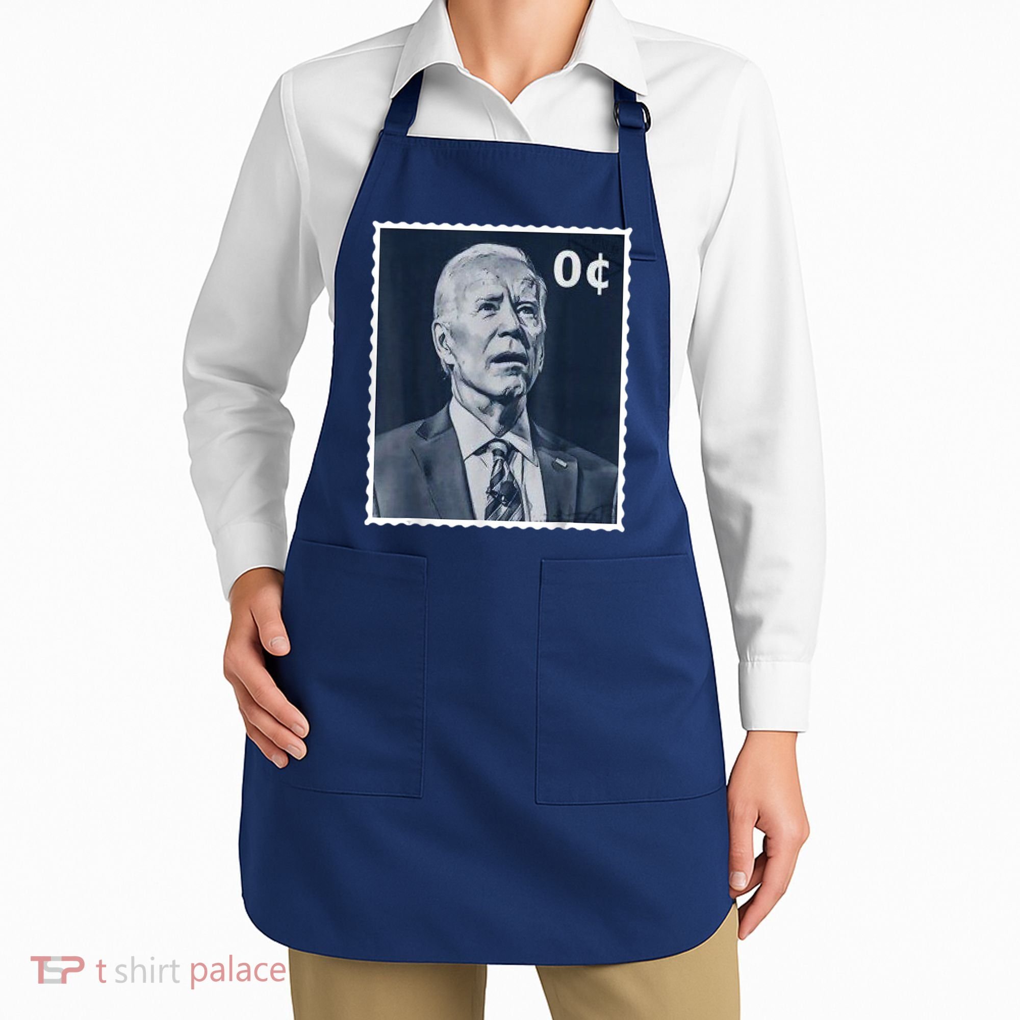 Biden Zero Cents Stamp 0 President Joe Biden Apron
