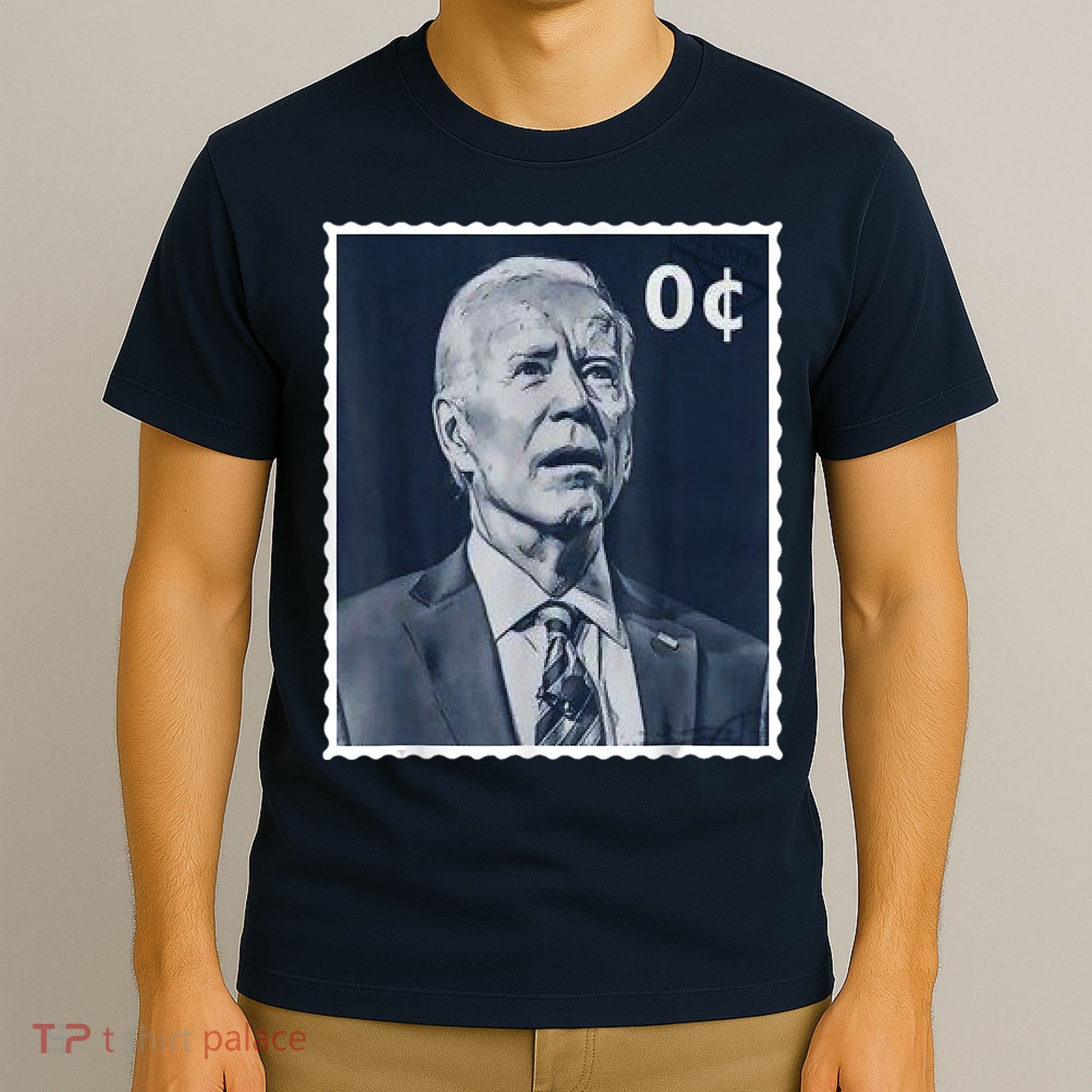 Biden Zero Cents Stamp 0 President Joe Biden T-Shirt