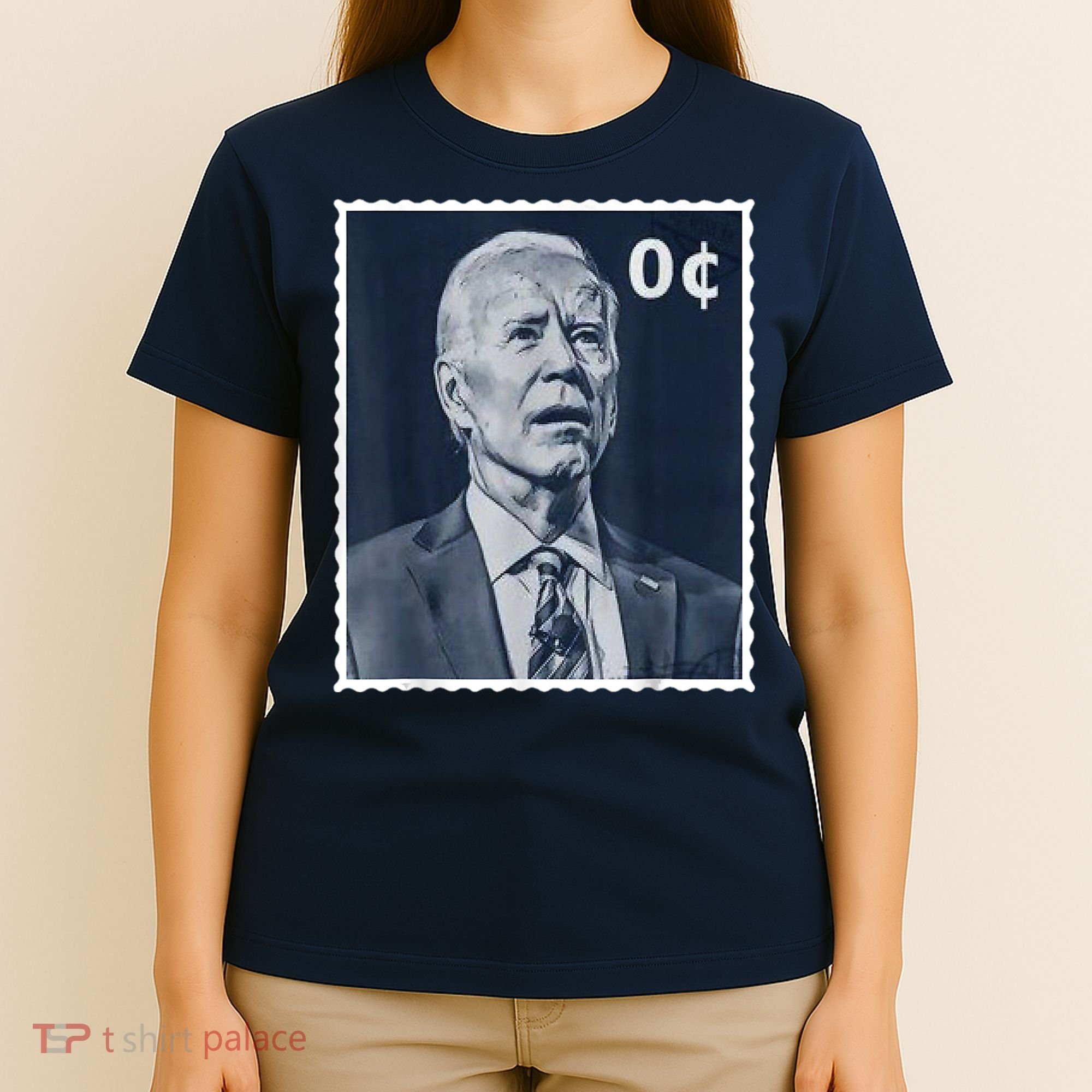 Biden Zero Cents Stamp 0 President Joe Biden T-Shirt