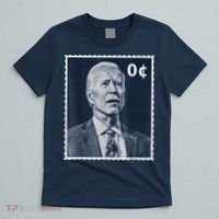 Biden Zero Cents Stamp 0 President Joe Biden T-Shirt thumb 5