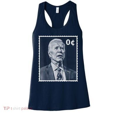 Biden Zero Cents Stamp 0 President Joe Biden Women's Tank Top