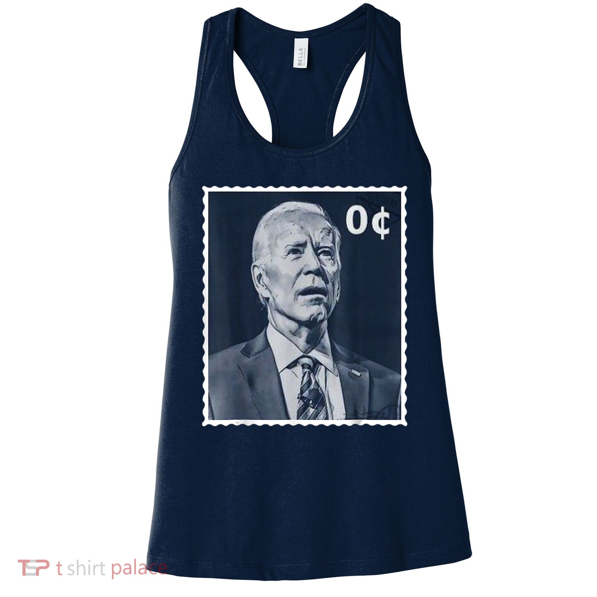 Biden Zero Cents Stamp 0 President Joe Biden Women's Tank Top