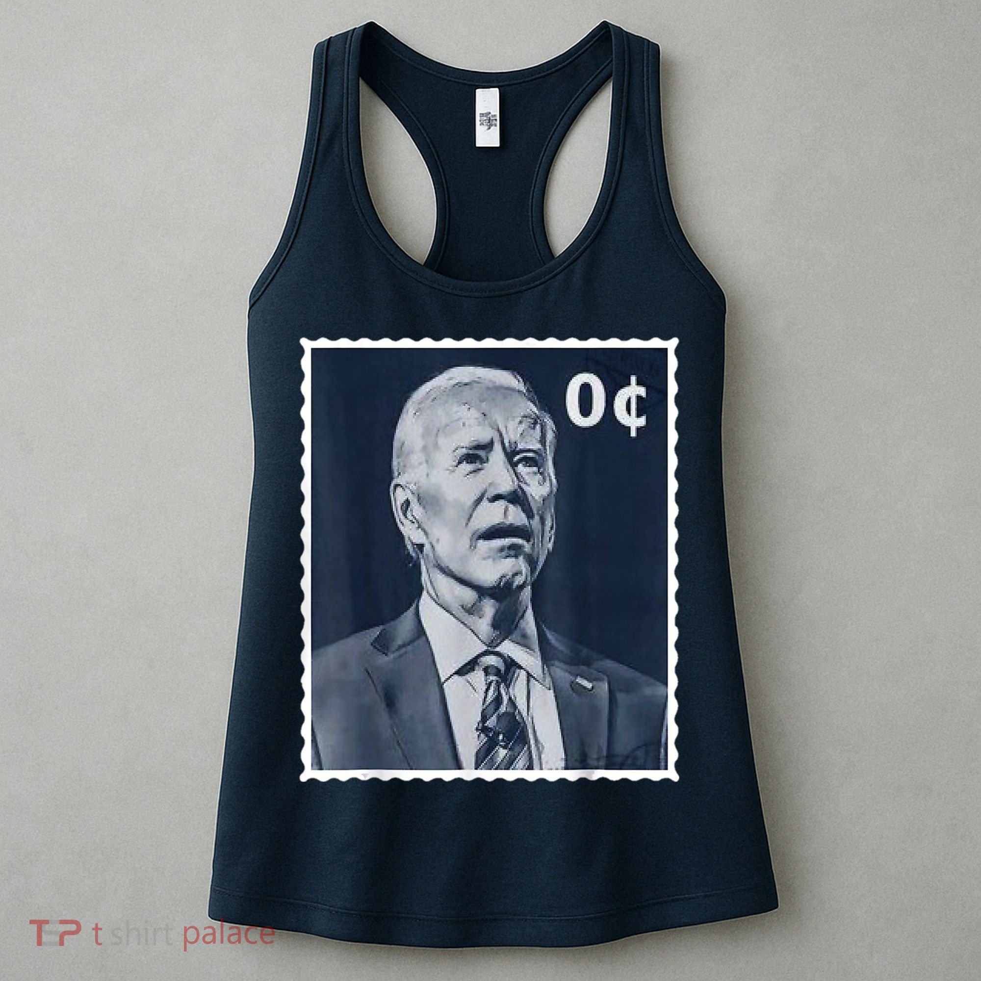 Biden Zero Cents Stamp 0 President Joe Biden Women's Tank Top