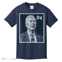 Biden Zero Cents Stamp 0 President Joe Biden Kids T-Shirt thumb 0