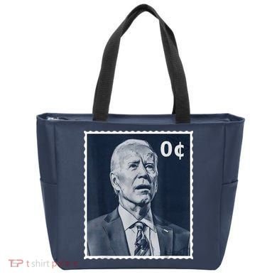 Biden Zero Cents Stamp 0 President Joe Biden Tote Bag