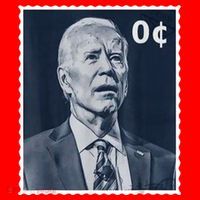 Biden Zero Cents Stamp 0 President Joe Biden Santa Hat thumb 1