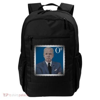 Biden Zero Cents Stamp Joe 0 Funny President Backpack