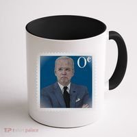 Biden Zero Cents Stamp Joe 0 Funny President Coffee Mug thumb 1