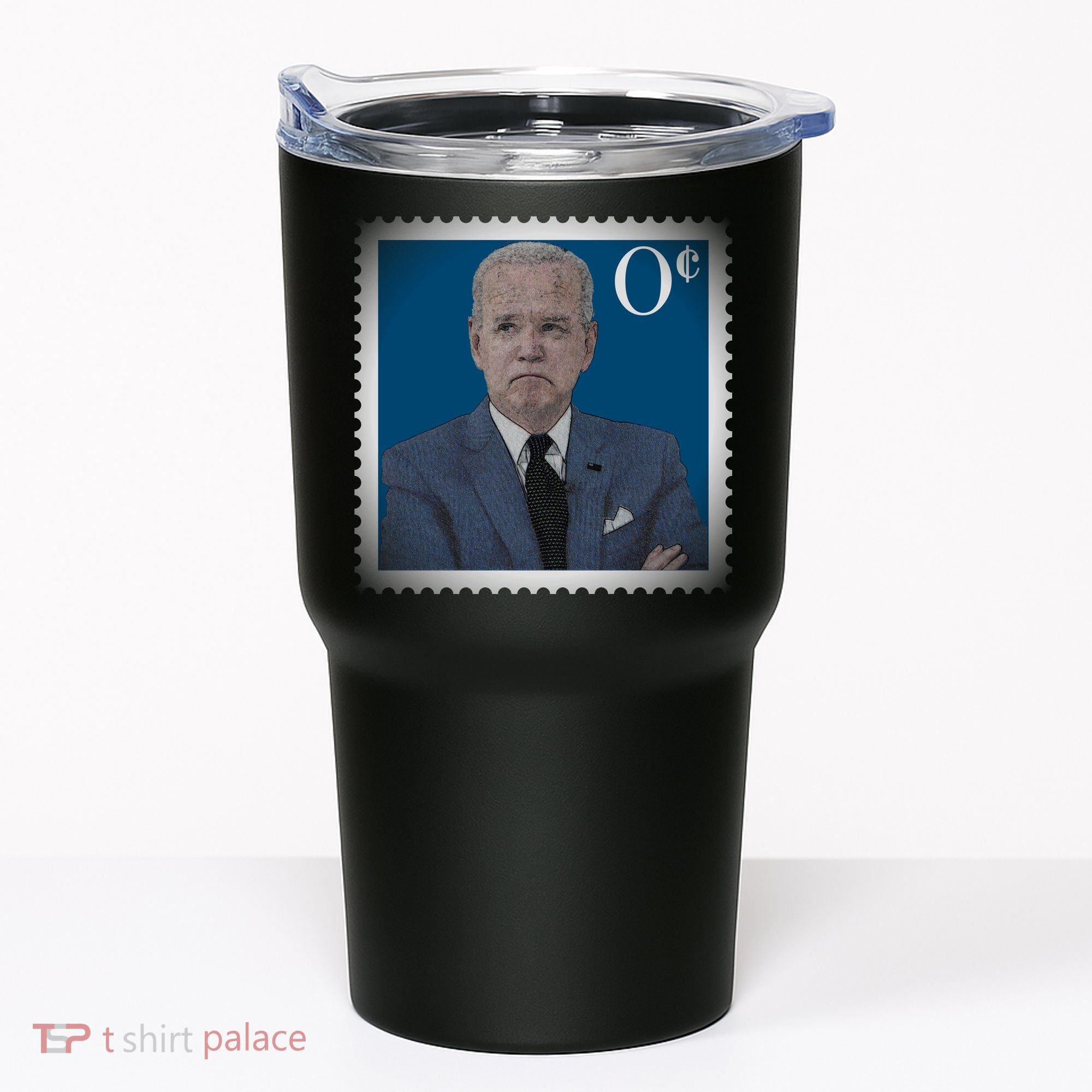 Biden Zero Cents Stamp Joe 0 Funny President Tumbler