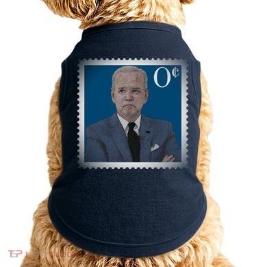 Biden Zero Cents Stamp Joe 0 Funny President Doggie Tank
