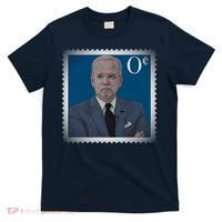Biden Zero Cents Stamp Joe 0 Funny President T-Shirt thumb 0