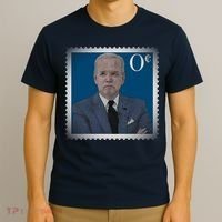 Biden Zero Cents Stamp Joe 0 Funny President T-Shirt thumb 3