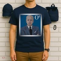 Biden Zero Cents Stamp Joe 0 Funny President T-Shirt thumb 6