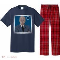 Biden Zero Cents Stamp Joe 0 Funny President Pajama Set thumb 0