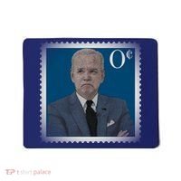 Biden Zero Cents Stamp Joe 0 Funny President Mousepad thumb 0