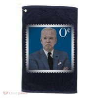 Biden Zero Cents Stamp Joe 0 Funny President Golf Towel thumb 0