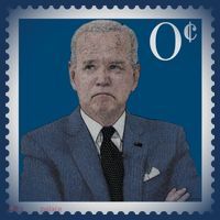 Biden Zero Cents Stamp Joe 0 Funny President Visor thumb 3