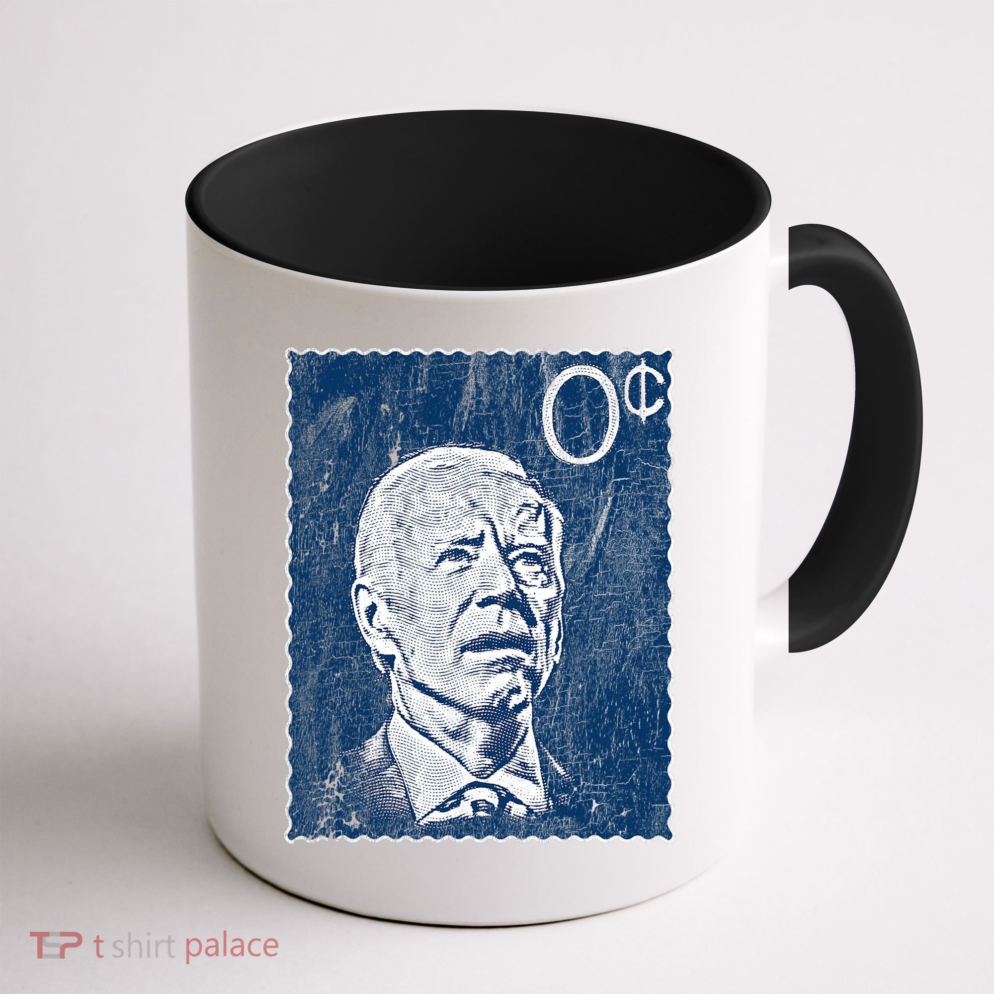 Biden Zero Cents Stamp 0 President Joe Coffee Mug