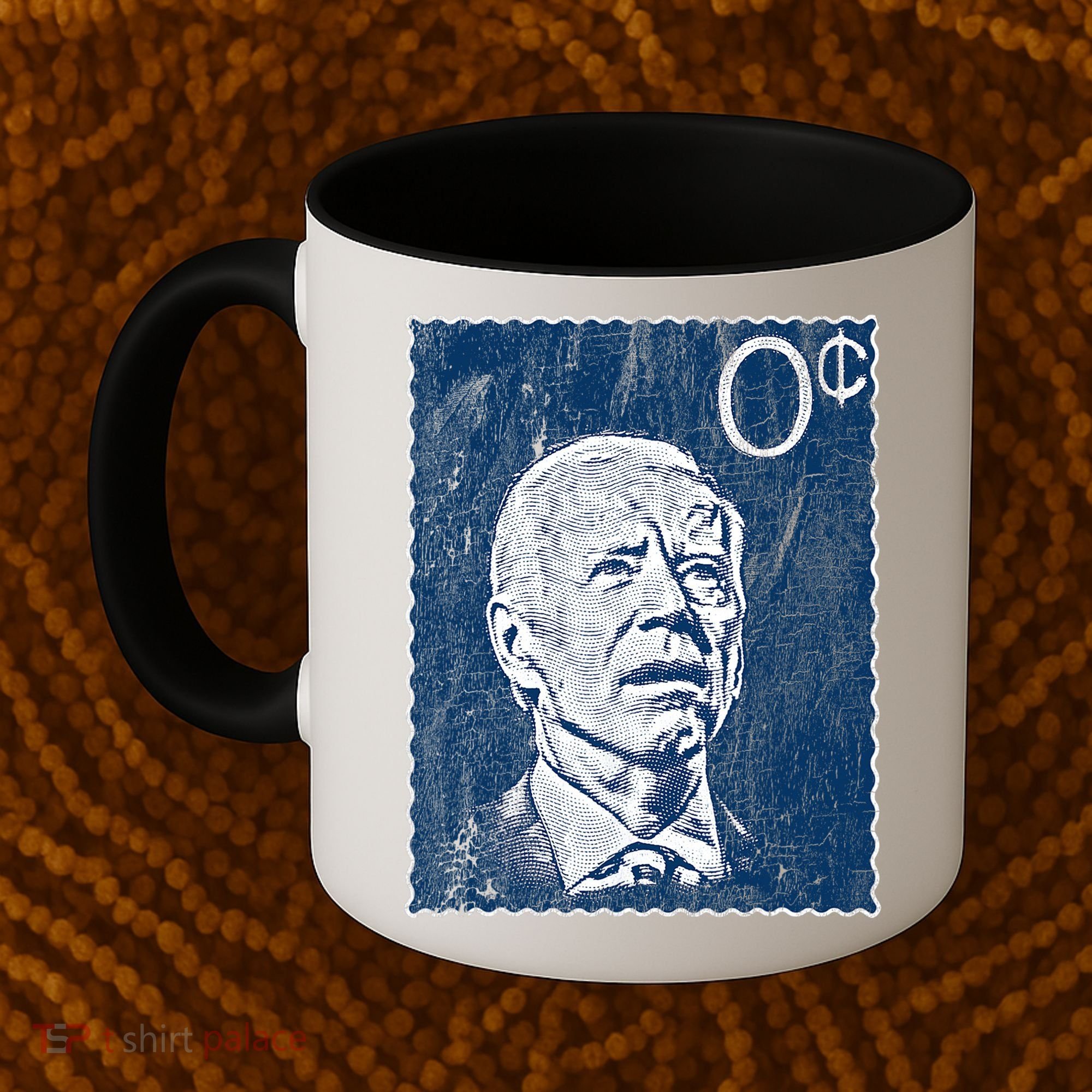 Biden Zero Cents Stamp 0 President Joe Coffee Mug