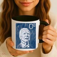 Biden Zero Cents Stamp 0 President Joe Coffee Mug thumb 3