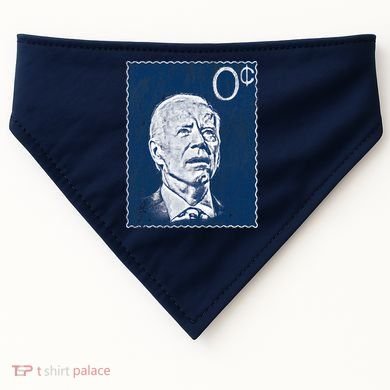 Biden Zero Cents Stamp 0 President Joe USA-Made Doggie Bandana