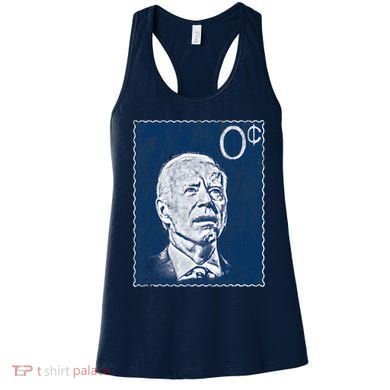 Biden Zero Cents Stamp 0 President Joe Women's Tank Top