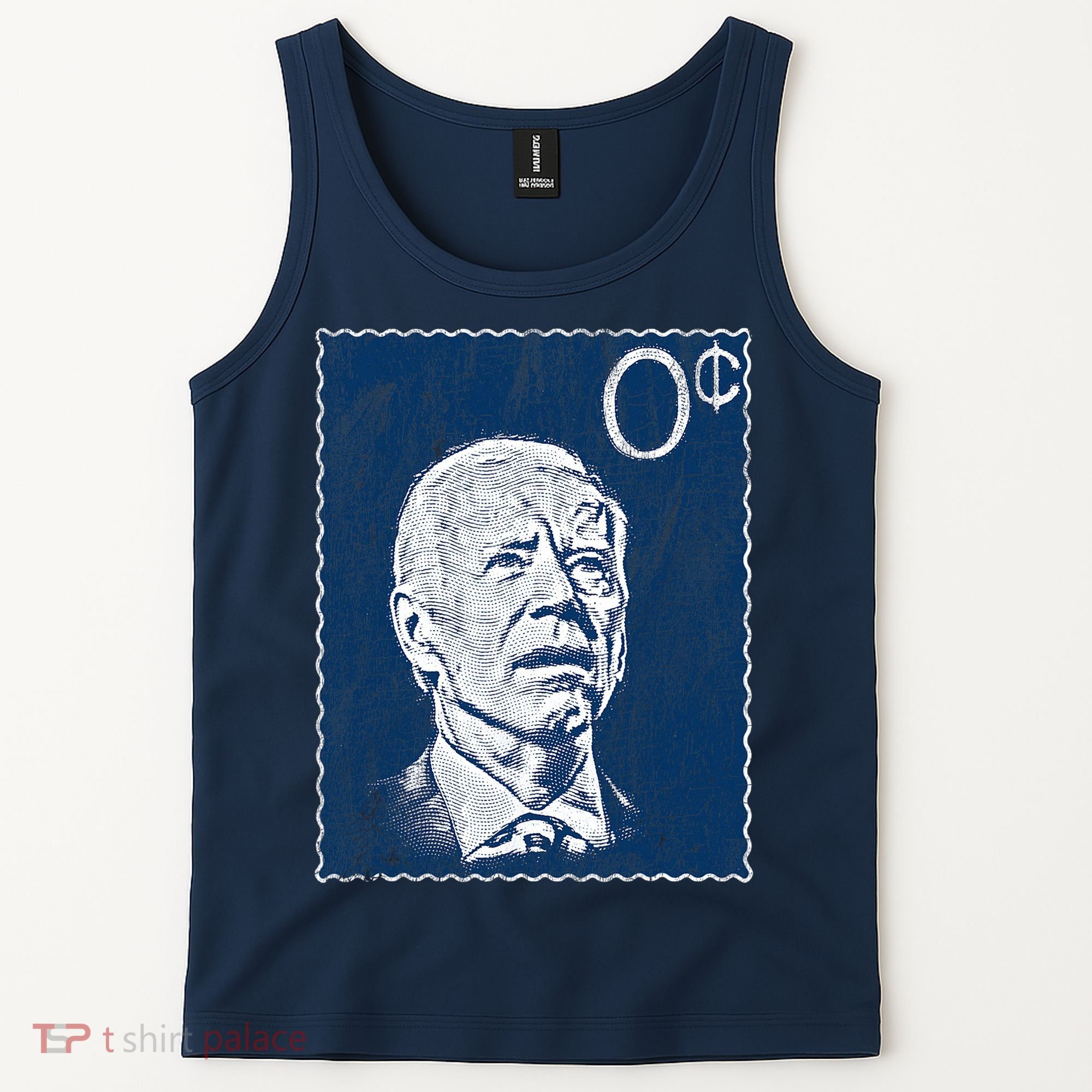 Biden Zero Cents Stamp 0 President Joe Tank Top