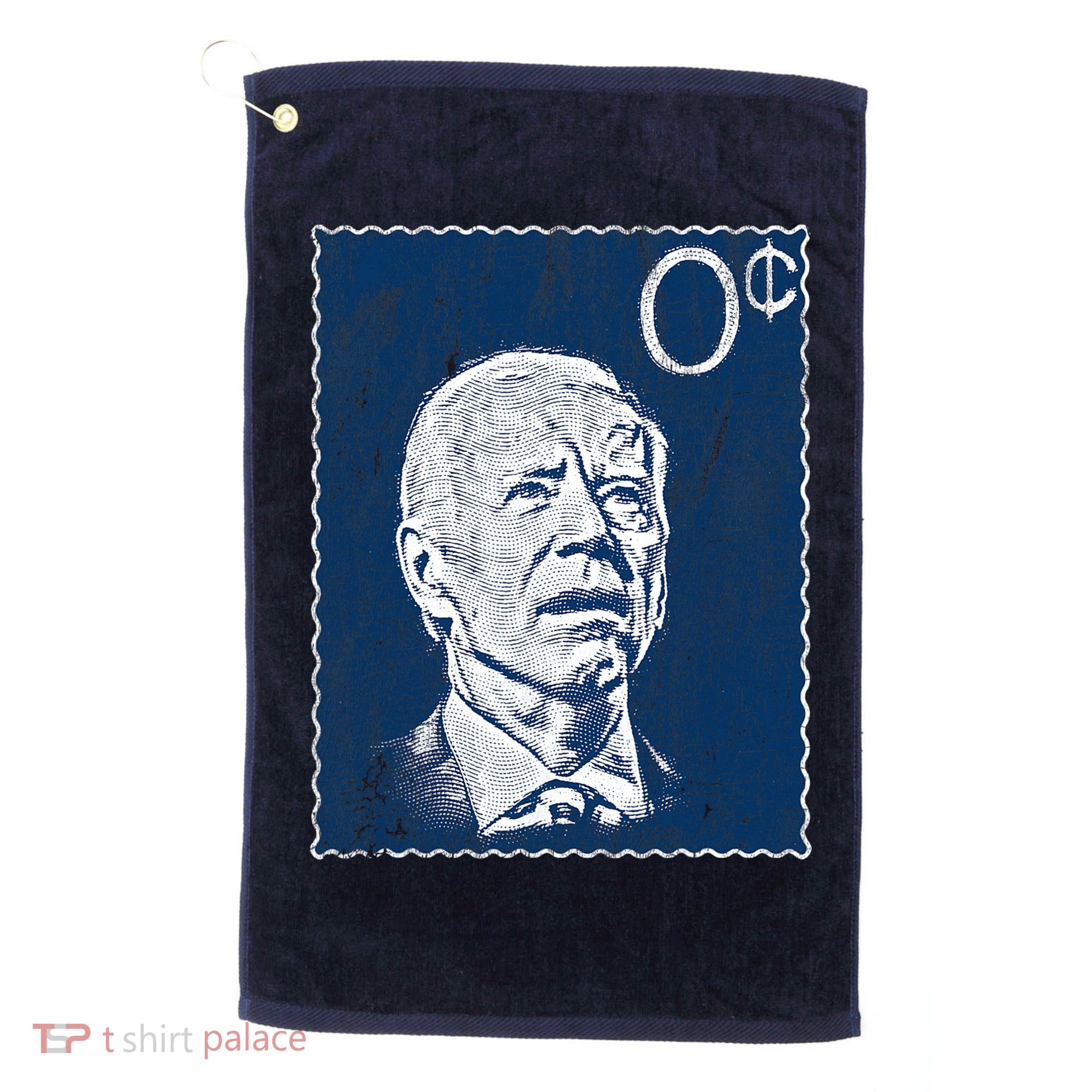 Biden Zero Cents Stamp 0 President Joe Golf Towel