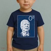 Biden Zero Cents Stamp 0 President Joe Toddler T-Shirt thumb 2