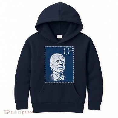 Biden Zero Cents Stamp 0 President Joe Kids Hoodie