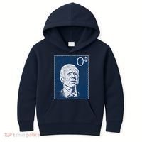 Biden Zero Cents Stamp 0 President Joe Kids Hoodie thumb 0