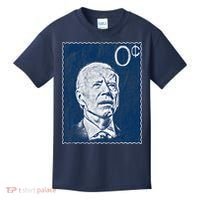 Biden Zero Cents Stamp 0 President Joe Kids T-Shirt thumb 0