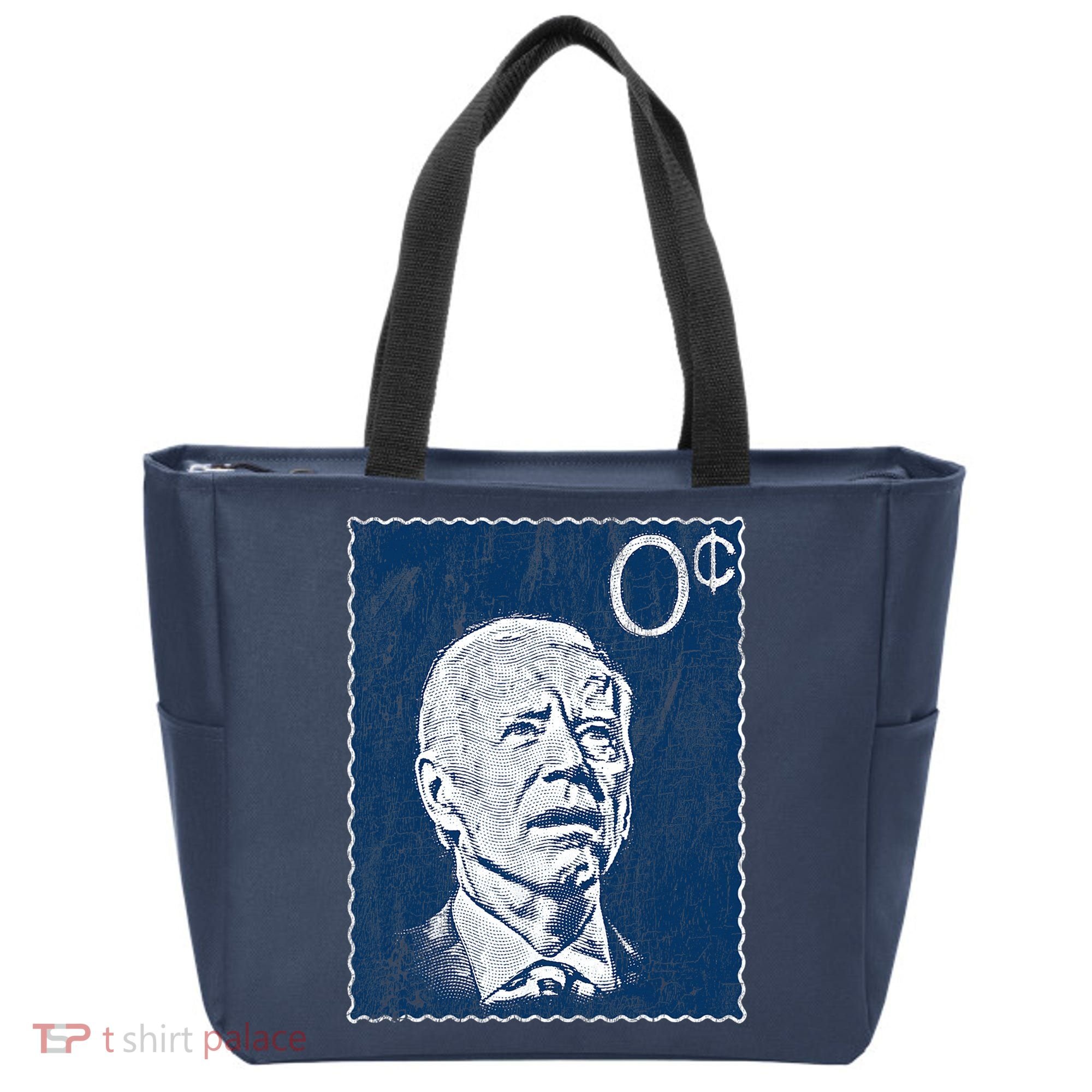 Biden Zero Cents Stamp 0 President Joe Tote Bag