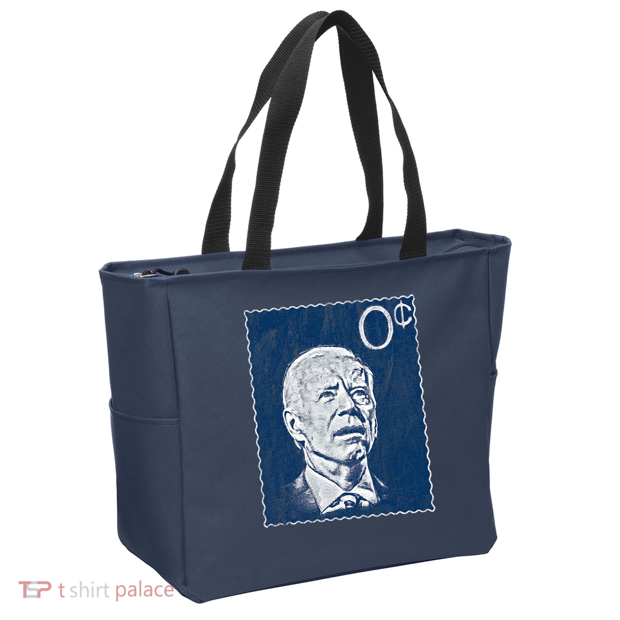 Biden Zero Cents Stamp 0 President Joe Tote Bag