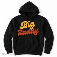 Big Zaddy Fathers Day Gift Present Retro style Hoodie thumb 0
