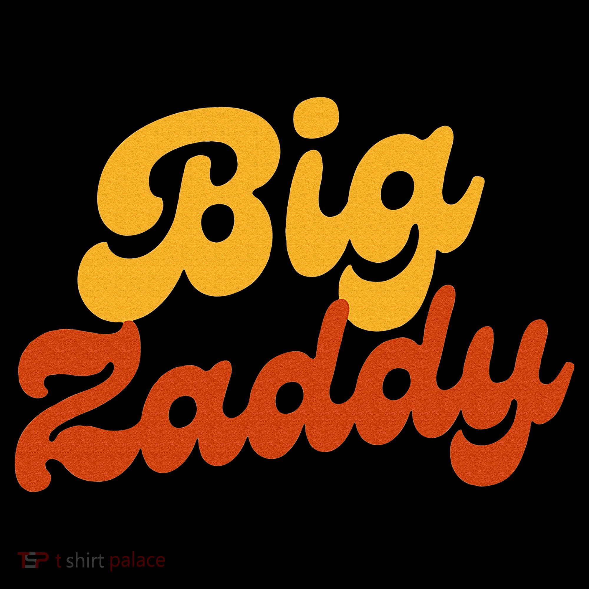 Big Zaddy Fathers Day Gift Present Retro style Long Sleeve Shirt