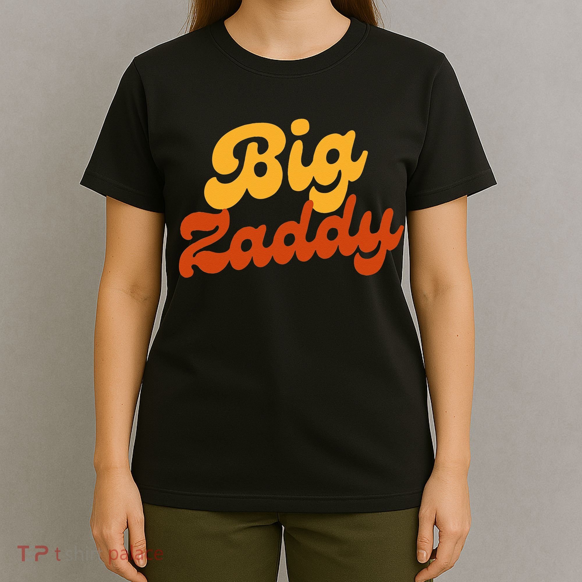 Big Zaddy Fathers Day Gift Present Retro style T-Shirt