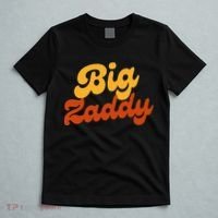 Big Zaddy Fathers Day Gift Present Retro style T-Shirt thumb 5