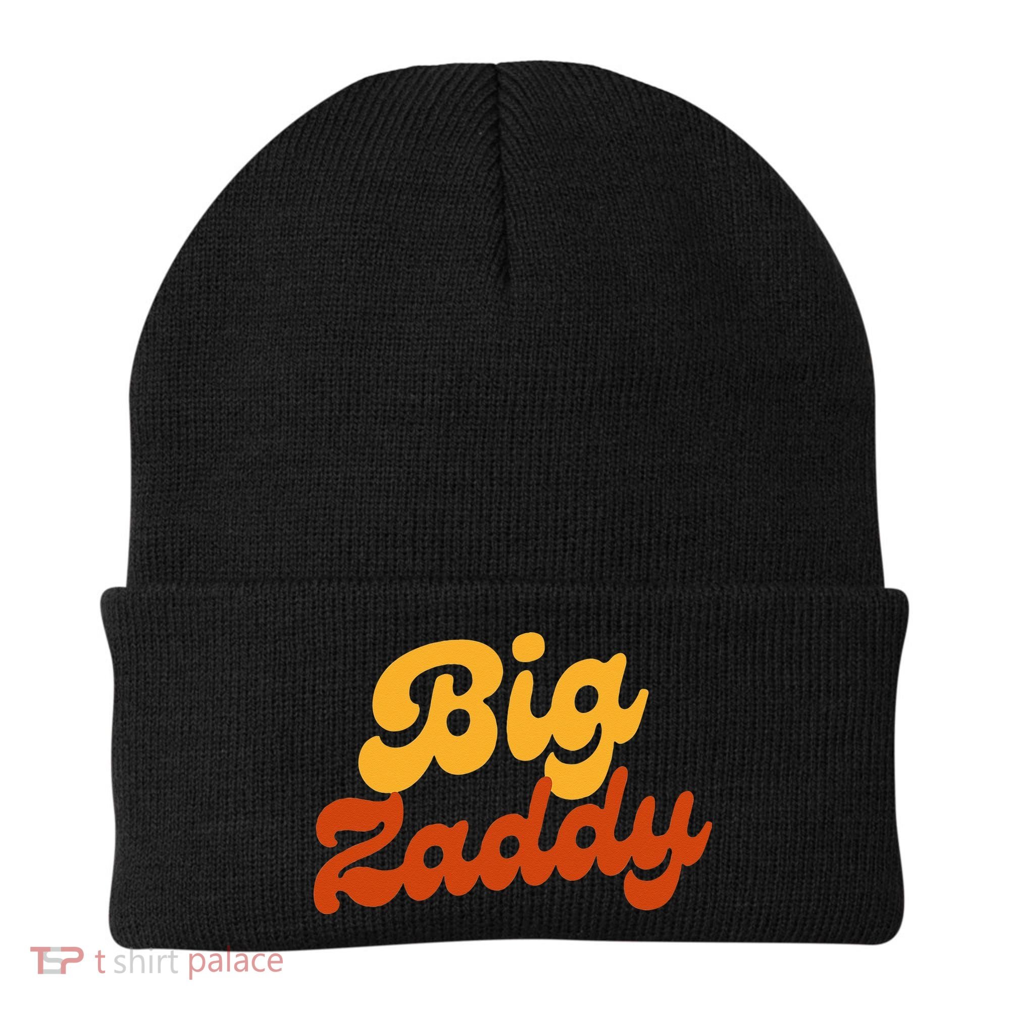 Big Zaddy Fathers Day Gift Present Retro style Beanie