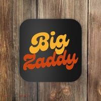 Big Zaddy Fathers Day Gift Present Retro style Coaster thumb 0