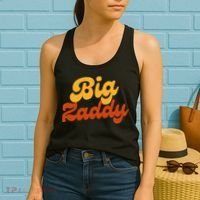 Big Zaddy Fathers Day Gift Present Retro style Women's Tank Top thumb 2