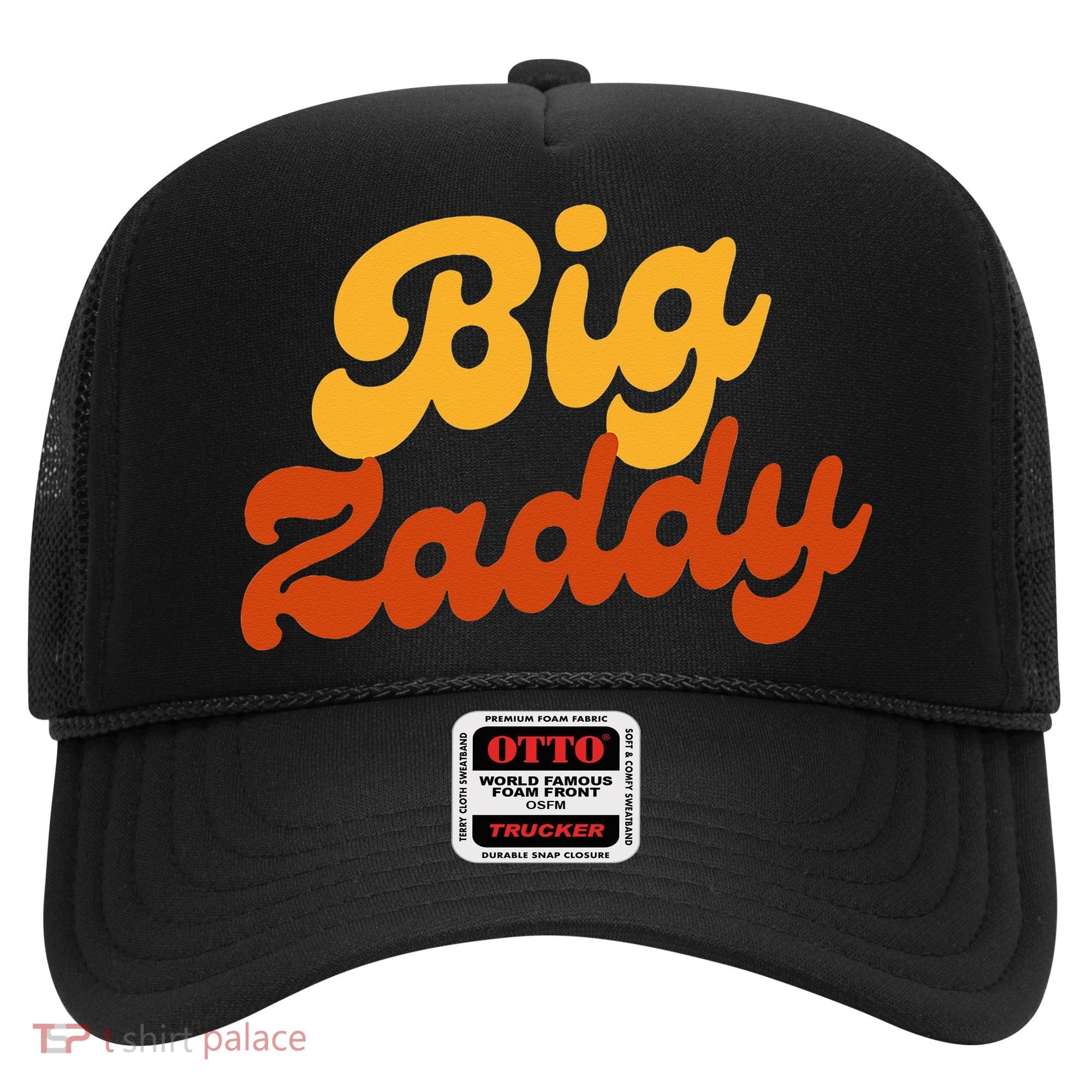 Big Zaddy Fathers Day Gift Present Retro style Hat