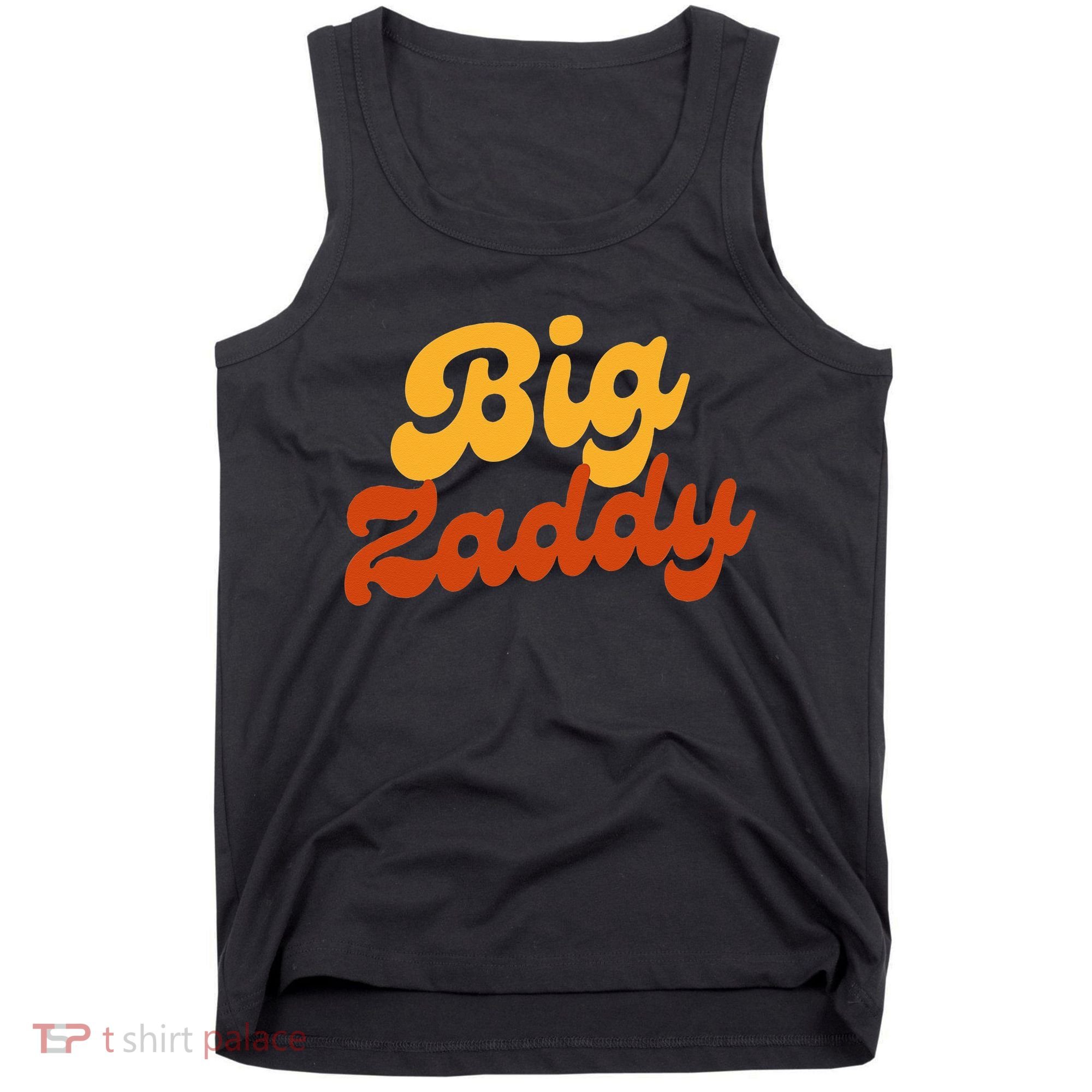 Big Zaddy Fathers Day Gift Present Retro style Tank Top