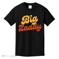 Big Zaddy Fathers Day Gift Present Retro style Kids T-Shirt thumb 0