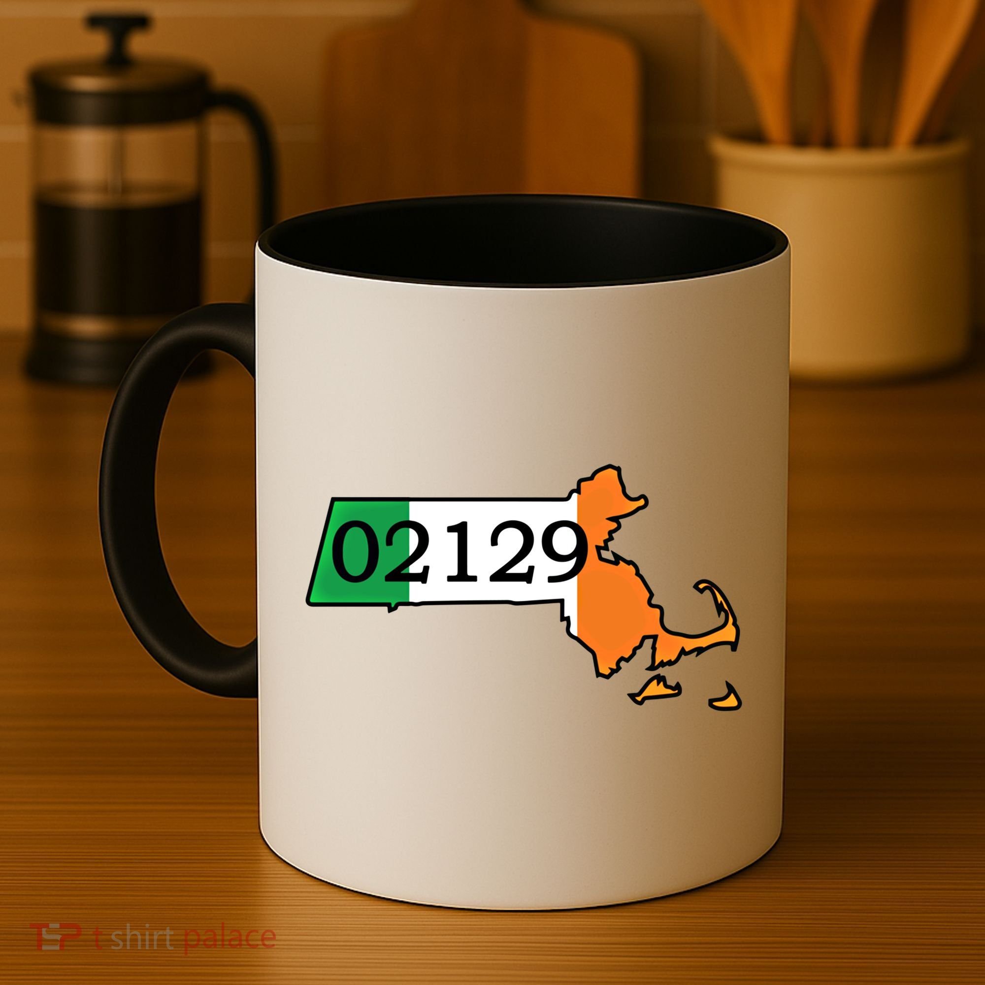 Charlestown 02129 Irish Flag Great Gift Coffee Mug
